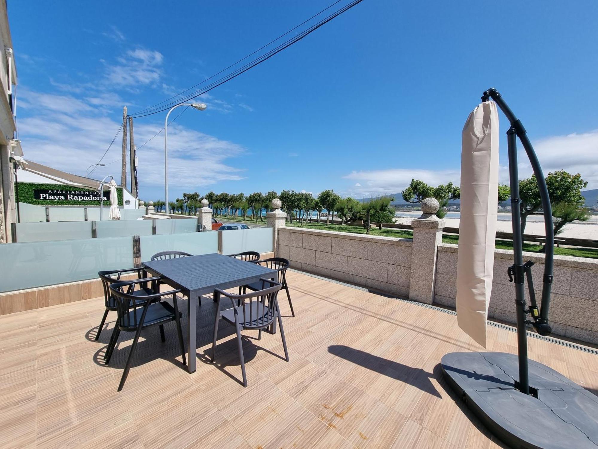 Foz Playa Rapadoira - Bajos Con Terraza Apartment Exterior foto