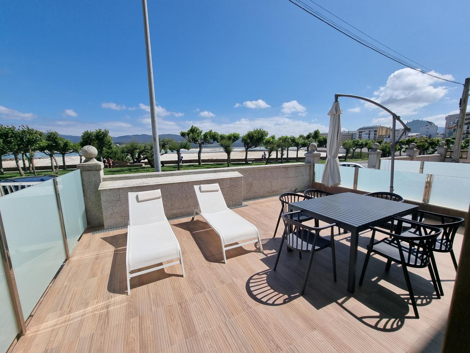 Foz Playa Rapadoira - Bajos Con Terraza Apartment Exterior foto
